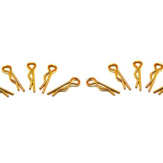 Arrowmax - Small Body Clip 1/10 (Gold, 10pcs)